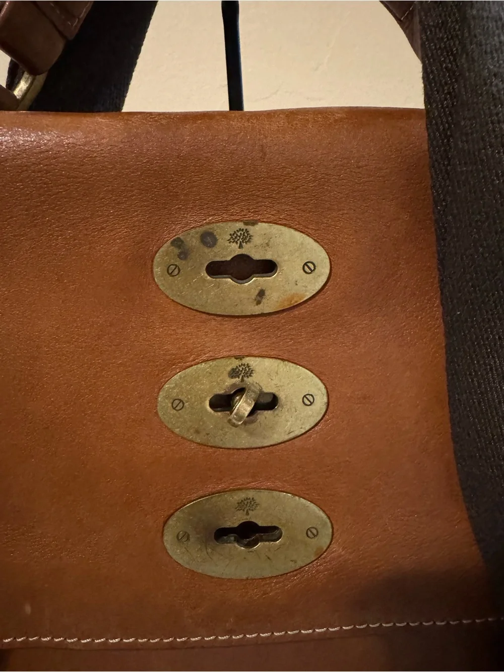 Classic Brown Leather Briefcase Messenger Bag